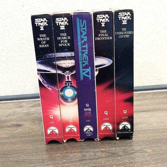 Star Trek VHS 2-6 movie bundle vintage - Picture 1 of 7